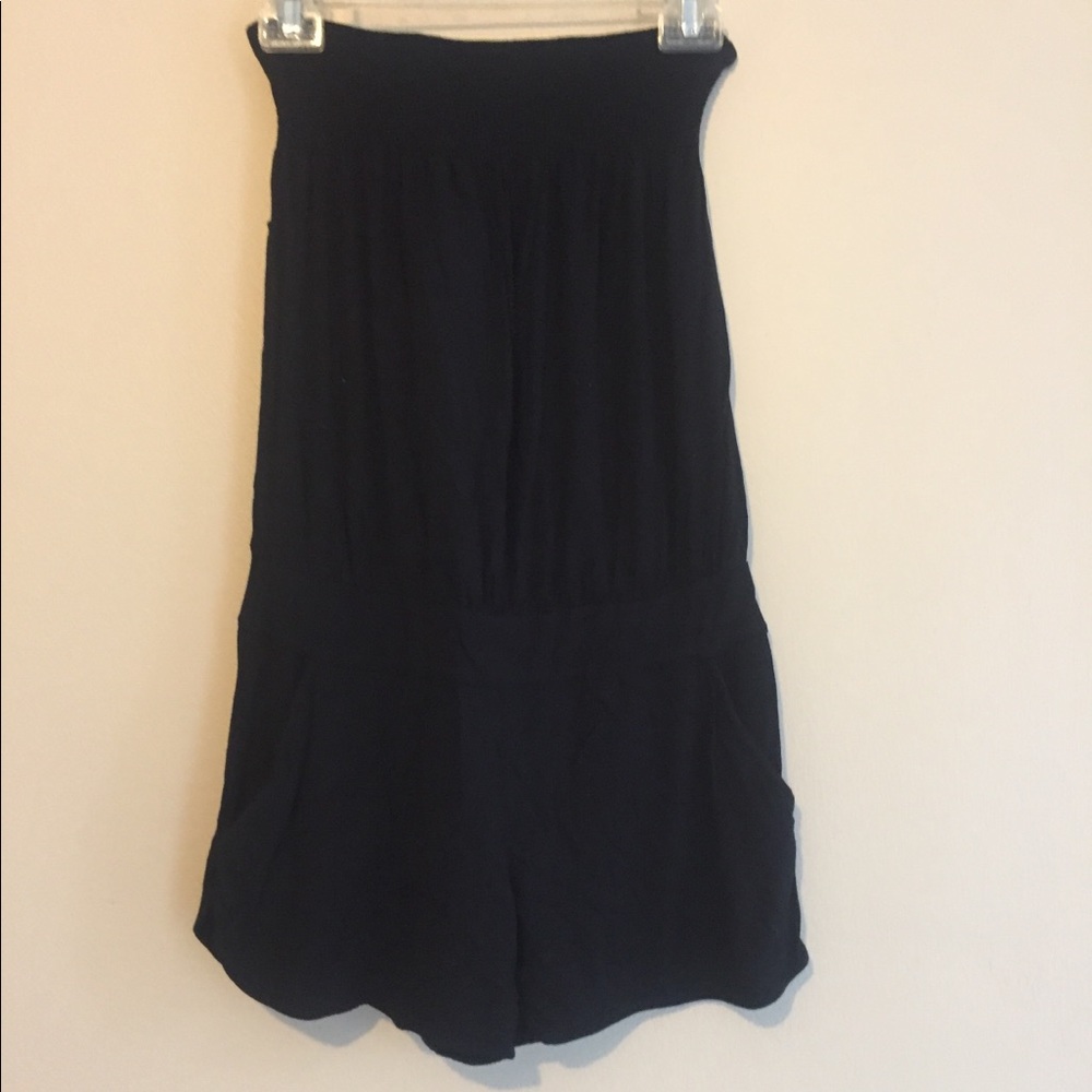 Urban Outfitters strapless black romper!